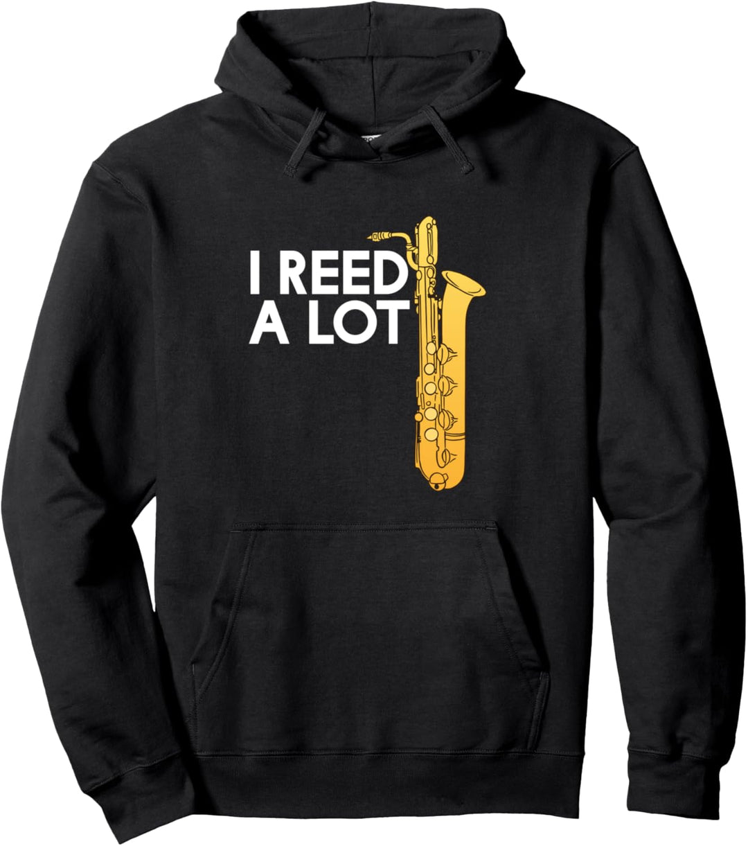 I Reed A Lot Oboe Player Funny Oboe Musik Spieler Gift Pullover Hoodie