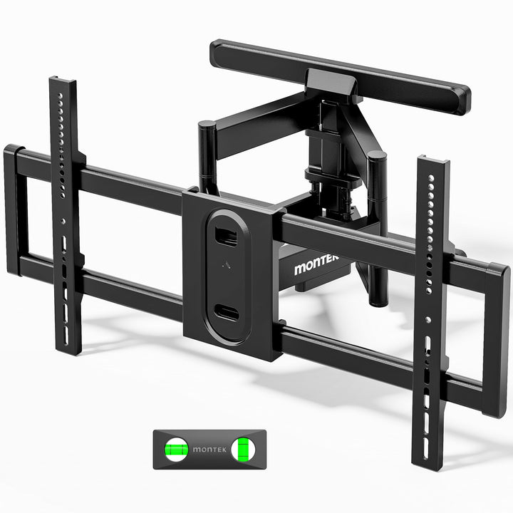monTEK TV Wandhalterung für 43-95 Zoll Flach &amp; Curved Monitor bis zu 60kg, Schwenkbare und Neigbare