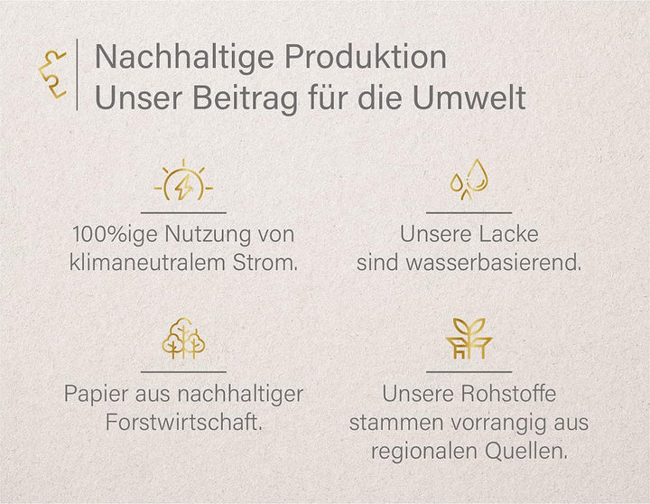 Ulmer Puzzleschmiede - 1000 Teile Puzzle „Silberrücken“ - Modern fotografiertes schwarz-weiss-Tierpu