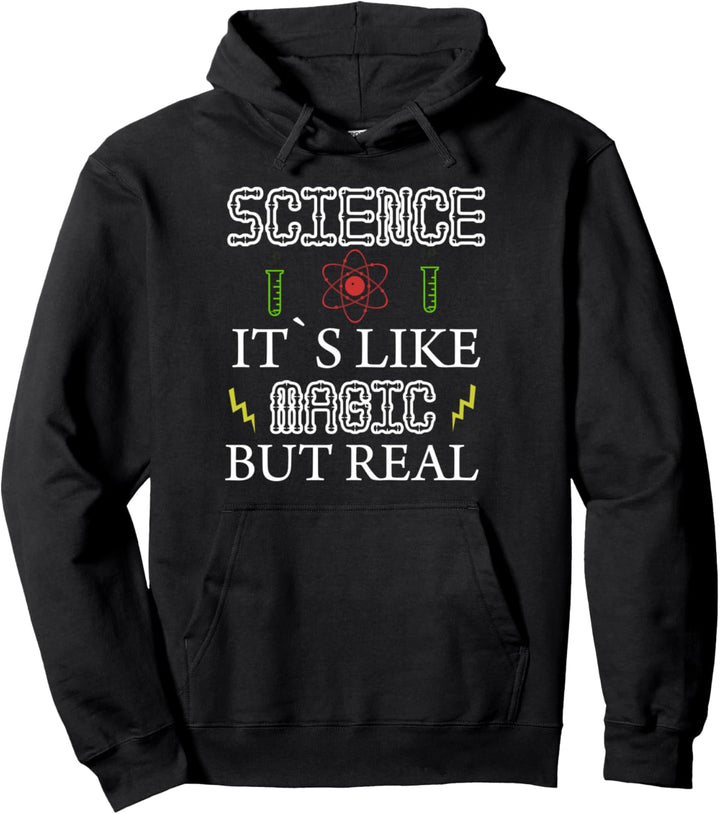 Pro Wissenschaft ist Magie Pullover Hoodie