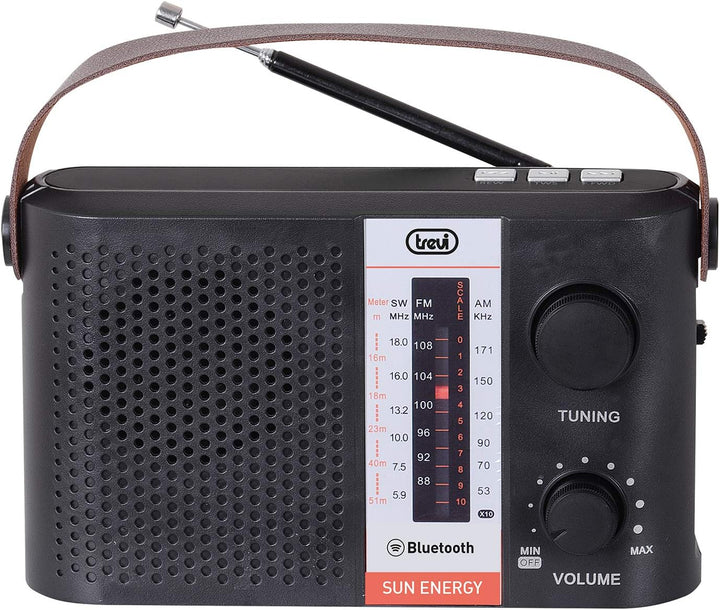Trevi RA 7F25 BT-Radio, tragbar, Bluetooth, Schwarz