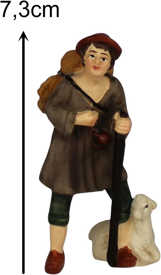 ZICOM Krippenfigur Hirte Eilat persisch ca. 8cm Polyresin handbemalt