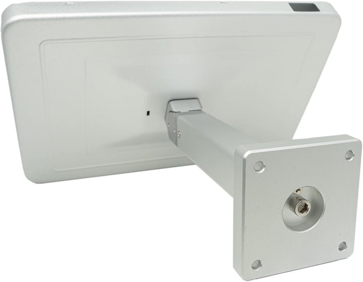 System-S Wand Tisch Halterung abschliessbar 90° für Microsoft Surface Pro 7 Pro 3 Pro 4 12.3 in Grau