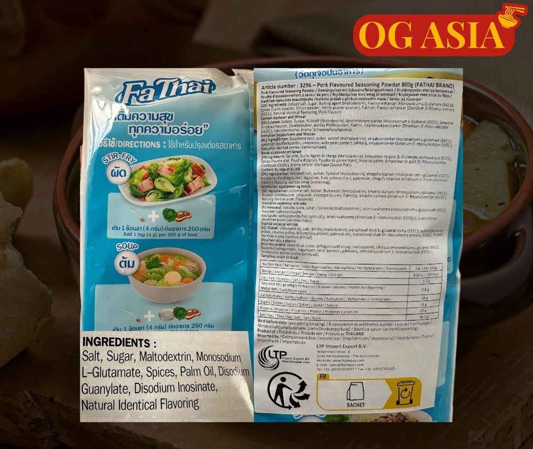 FA THAI Schweinefleisch Gewürz Pulver – Umami Note – Thailand – OG ASIA – 800g