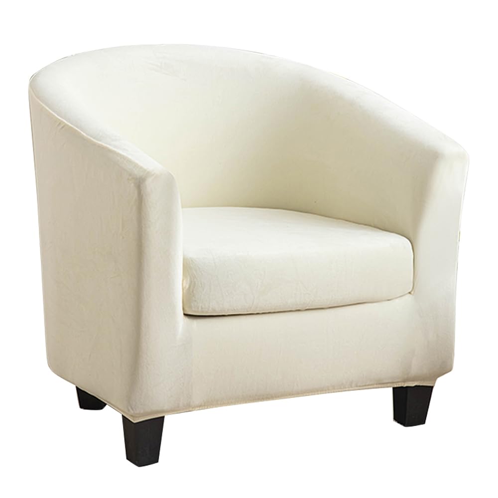 Sesselbezug Samt Sesselschoner 2 Stück Sesselhusse Stretch Sesselüberwurf Schonbezüge Cocktailsessel