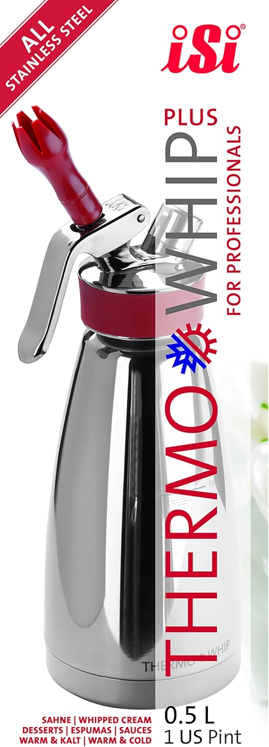 6 x Kopfdichtung rot für alle iSi Sahnespender Profi, Gormet Whip etc, alle Metallköpfe