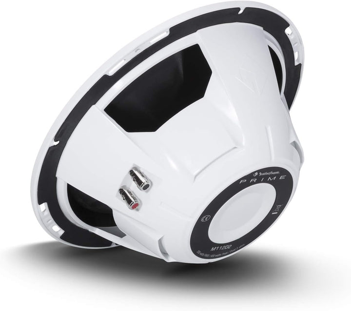 ROCKFORD FOSGATE RM112D4 - 30m Marine/Outdoor/Boot Subwooer-Chassis Weiss