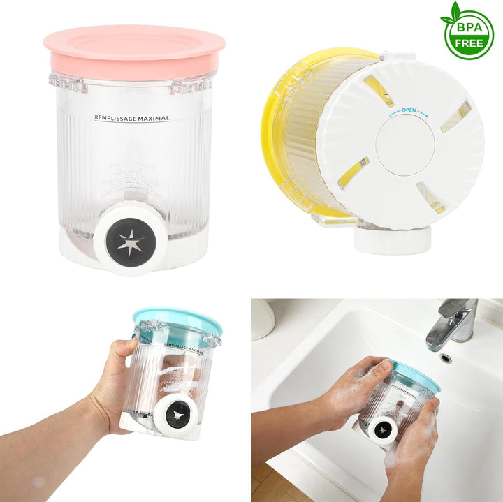 4er-Ninja Creami Swirl - Pack Behälter für Ninja Creami Swirl Pints und Deckel, Eisbehälter Ko