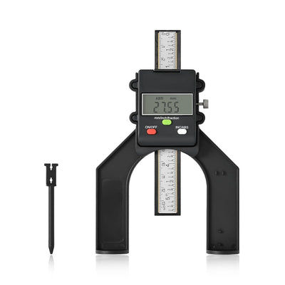 Kiiowana Tiefenmesser, 0-80mm mit Digital LCD Display Digitale Messschieber,für Tiefenmesser Holzbea