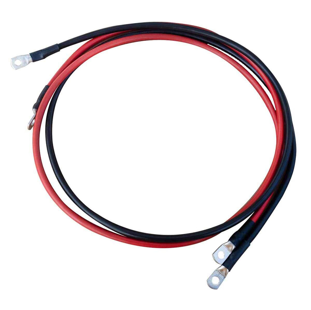 ECTIVE Batteriekabel - M8/M8, 1,5m, rot/schwarz, Kupfer, 25 mm² - Massekabel, Batterieladekabel, Str