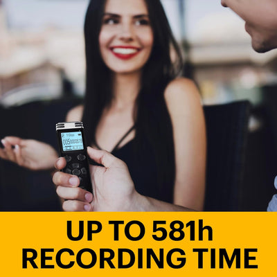 KODAK Hohe Intensität VRC450 digitaler Voice Recorder | Sprachgesteuertes wiederaufladbares Mini Dik