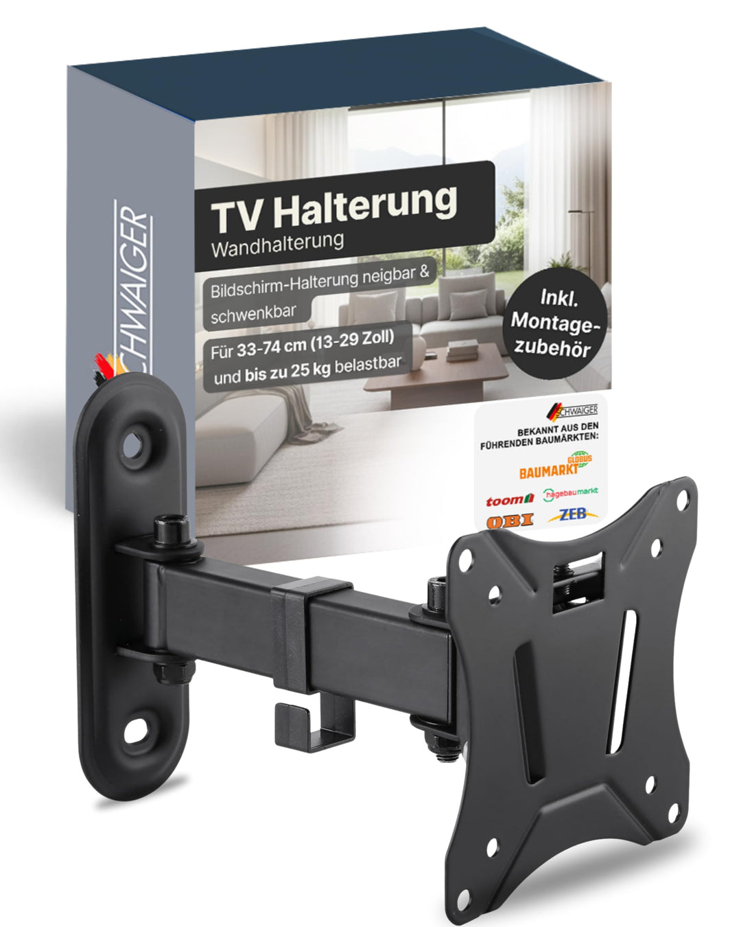 SCHWAIGER TV-Wandhalter I 13-29 &