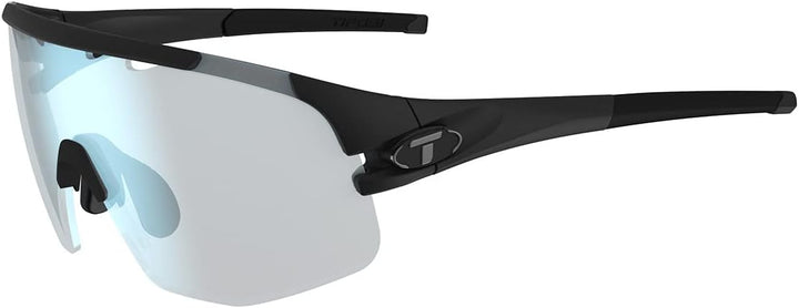 Tifosi Unisex Schlitten Lite Sonnenbrille, Mattschwarz Clarion, x