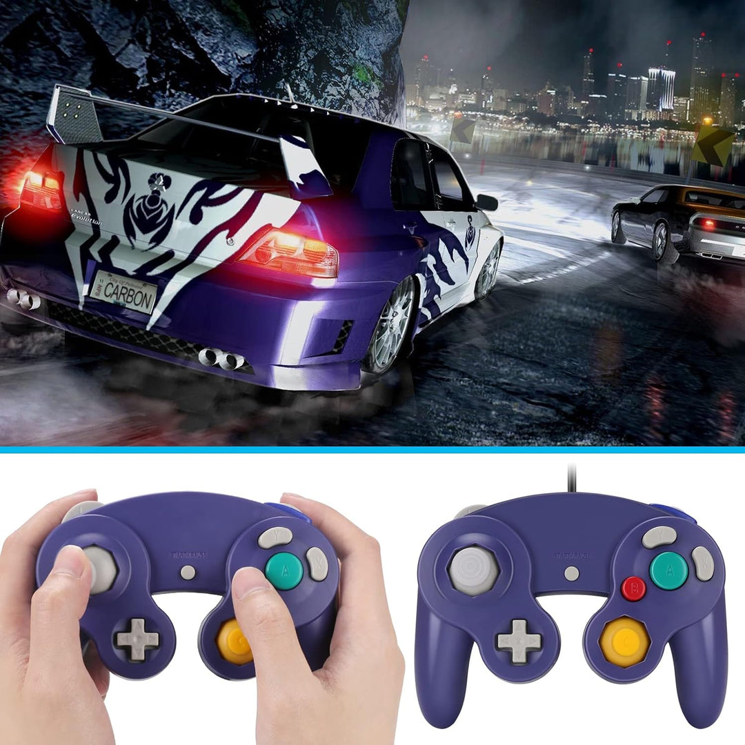 Yideng Gamecube Controller, 2er-Pack Classic Wired Gamecube-Controller Vibration Gamepad, Kompatibel