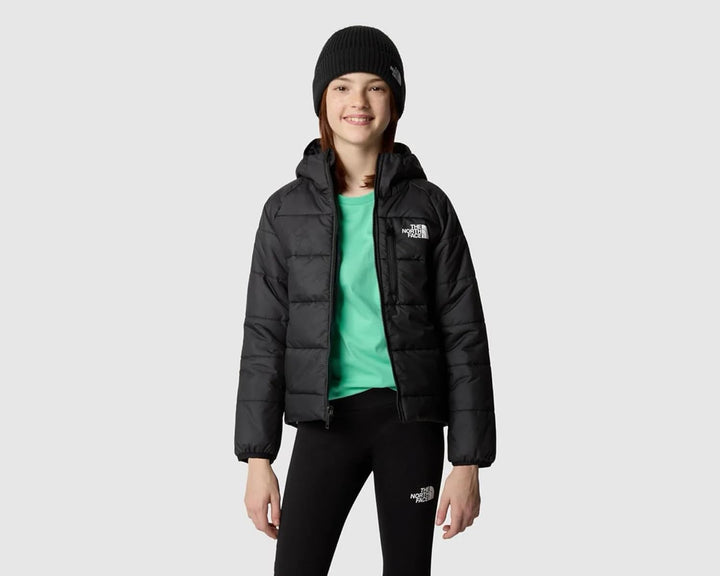 THE NORTH FACE Mädchen Reversible Perrito Daunenjacke S (7/8) Tnf Black, S (7/8) Tnf Black