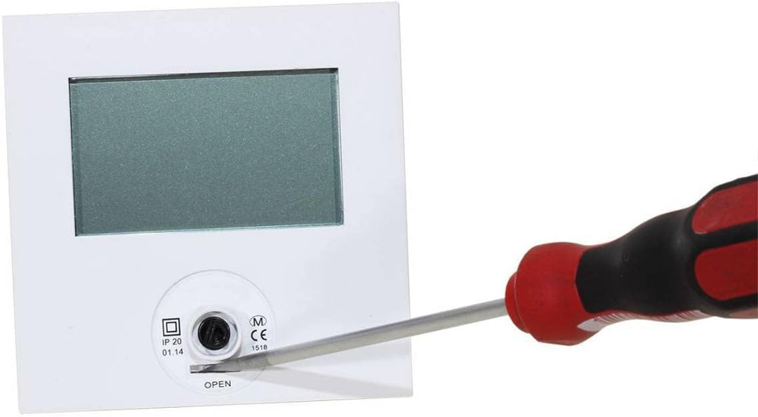 Raumthermostat LCD Alpha direct 230V weiss für