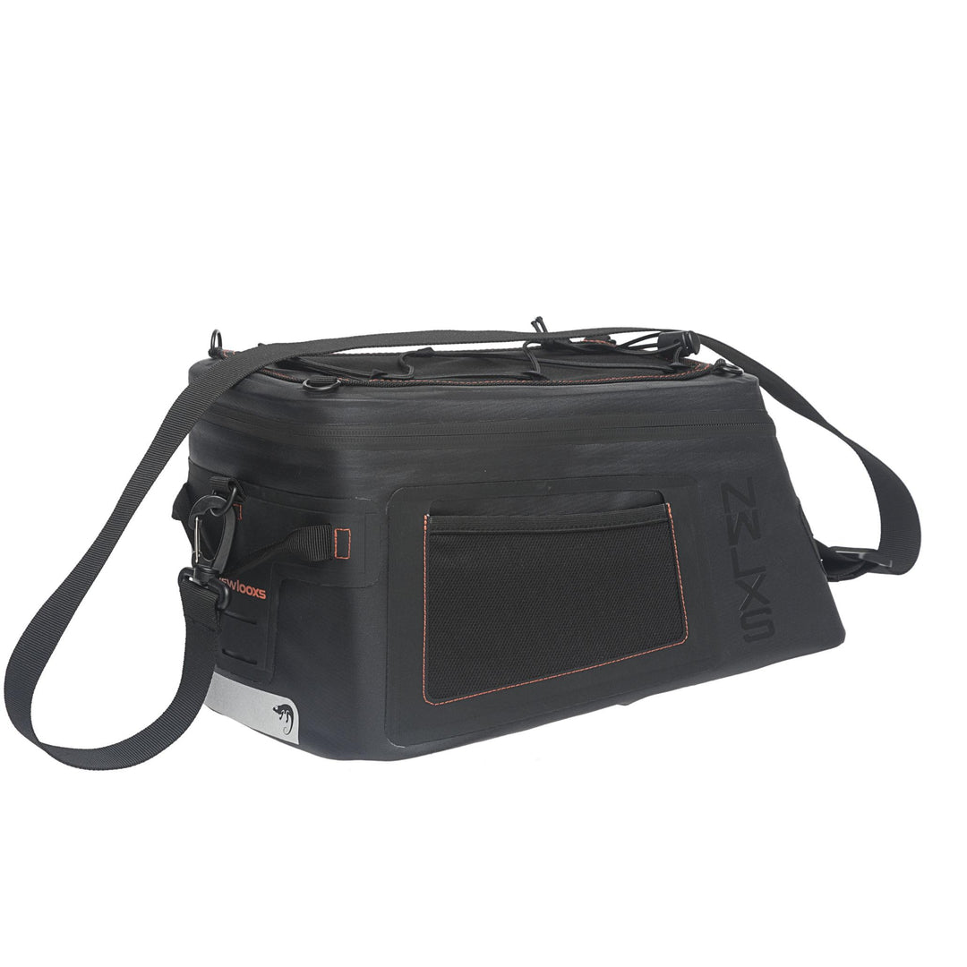 New 193.33 Looxs Varo Trunbag Racktime Black Dragertas, 15 Liter