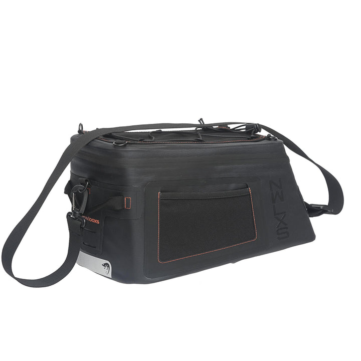 New 193.33 Looxs Varo Trunbag Racktime Black Dragertas, 15 Liter