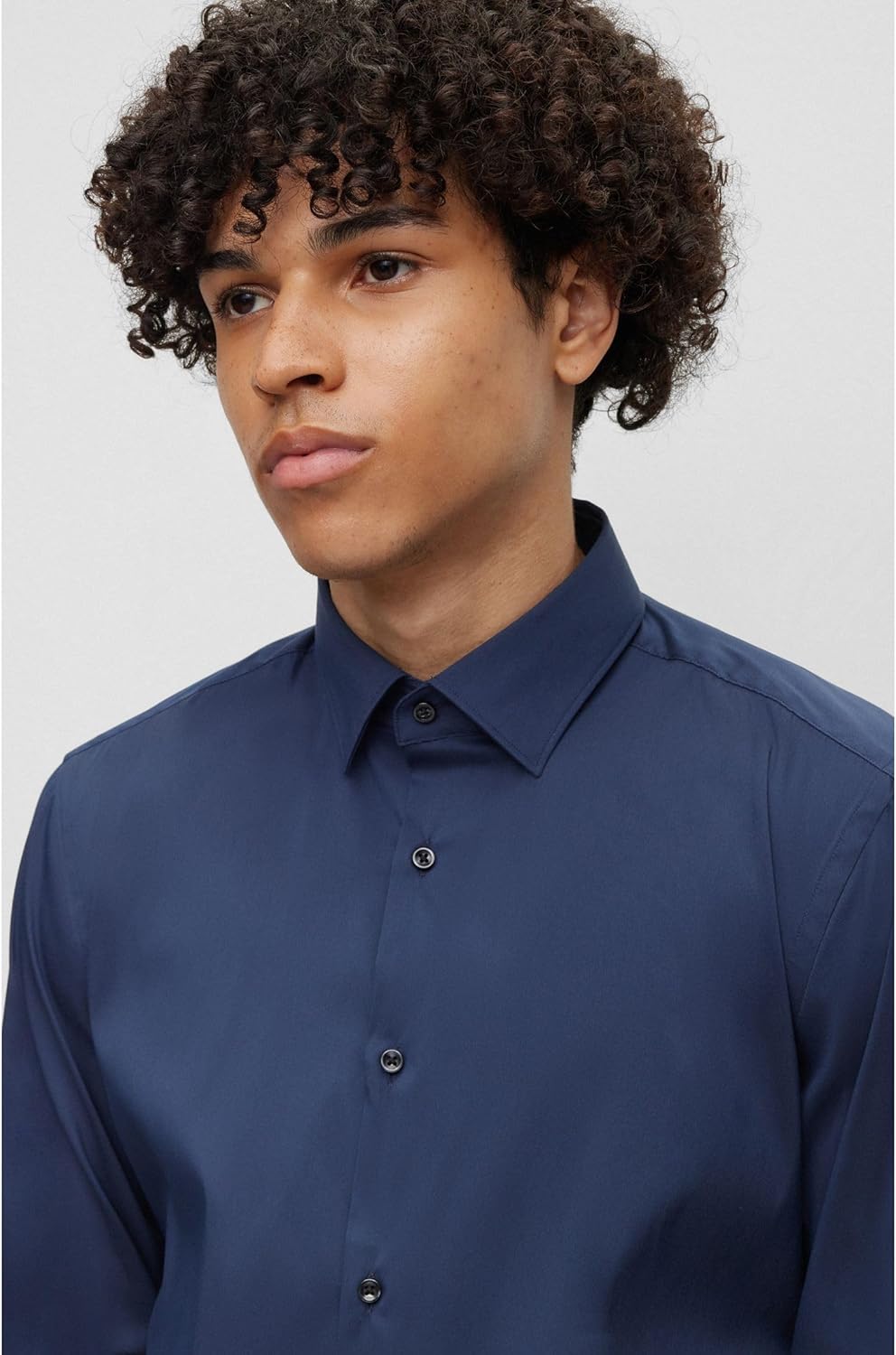 HUGO Herren Kenno Shirt 42 Navy413, 42 Navy413
