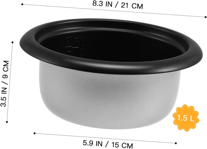 Cabilock Reiskocher Innentopf Ersatztopf Reiskocher Innenbehälter 21 x 9 cm Antihaft Innenkochtopf I