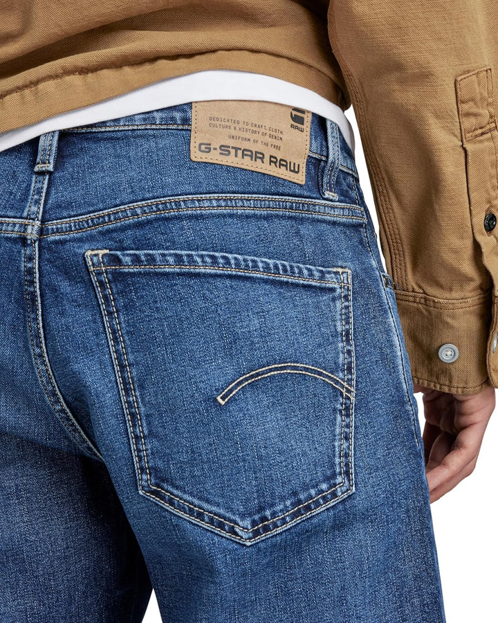 G-Star Herren Mosa Straight Jeans 26W / 30L Blau (Faded Atlantic Ocean D23692-c052-g119), 26W / 30L