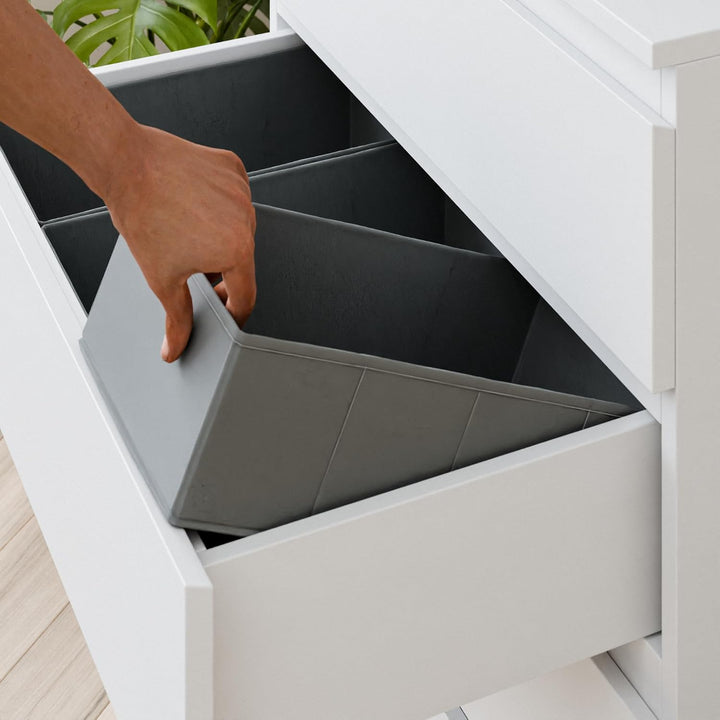 3x Organizer für Malm Kommode, passende Schubladen-Unterteilung für Unterwäsche, Socken, BHs und T-S