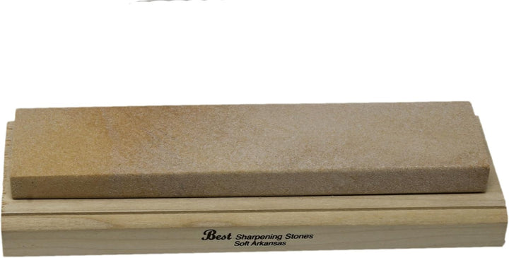 Arkansas Schleifstein-Set, Holzmontage, 20,3 cm