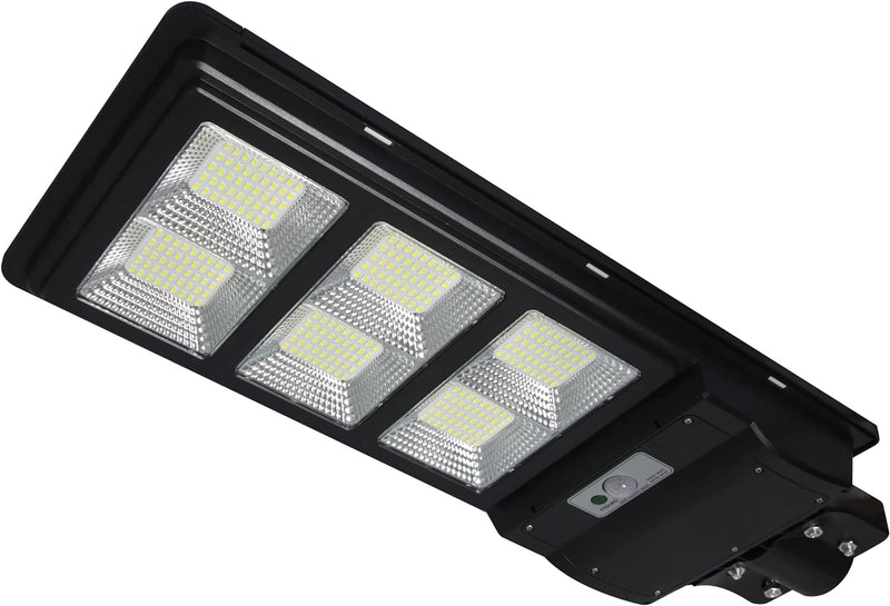 LumenTEC 360W LED Solar Strassenlaterne, LED Solar Strassenlampe, Strassenleuchte mit Fernbedienung,