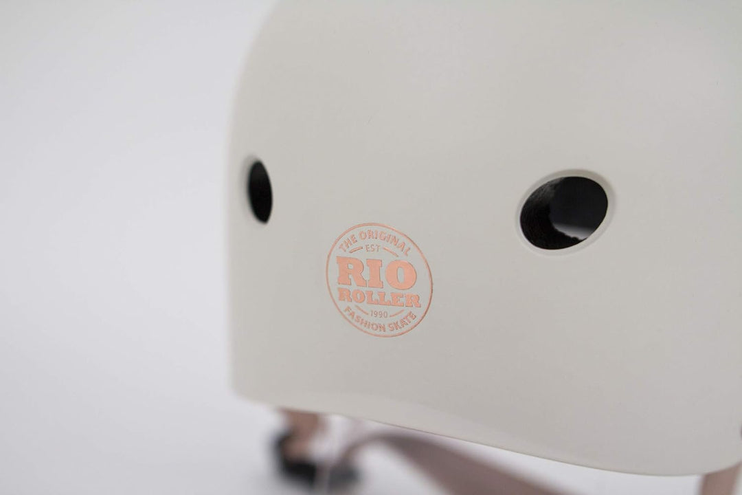 Rio Roller Rose Helmet Skateboard-Helm, Unisex, für Erwachsene 49-52 cm Negro (Cream), 49-52 cm Negr
