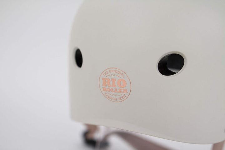 Rio Roller Rose Helmet Skateboard-Helm, Unisex, für Erwachsene 49-52 cm Negro (Cream), 49-52 cm Negr