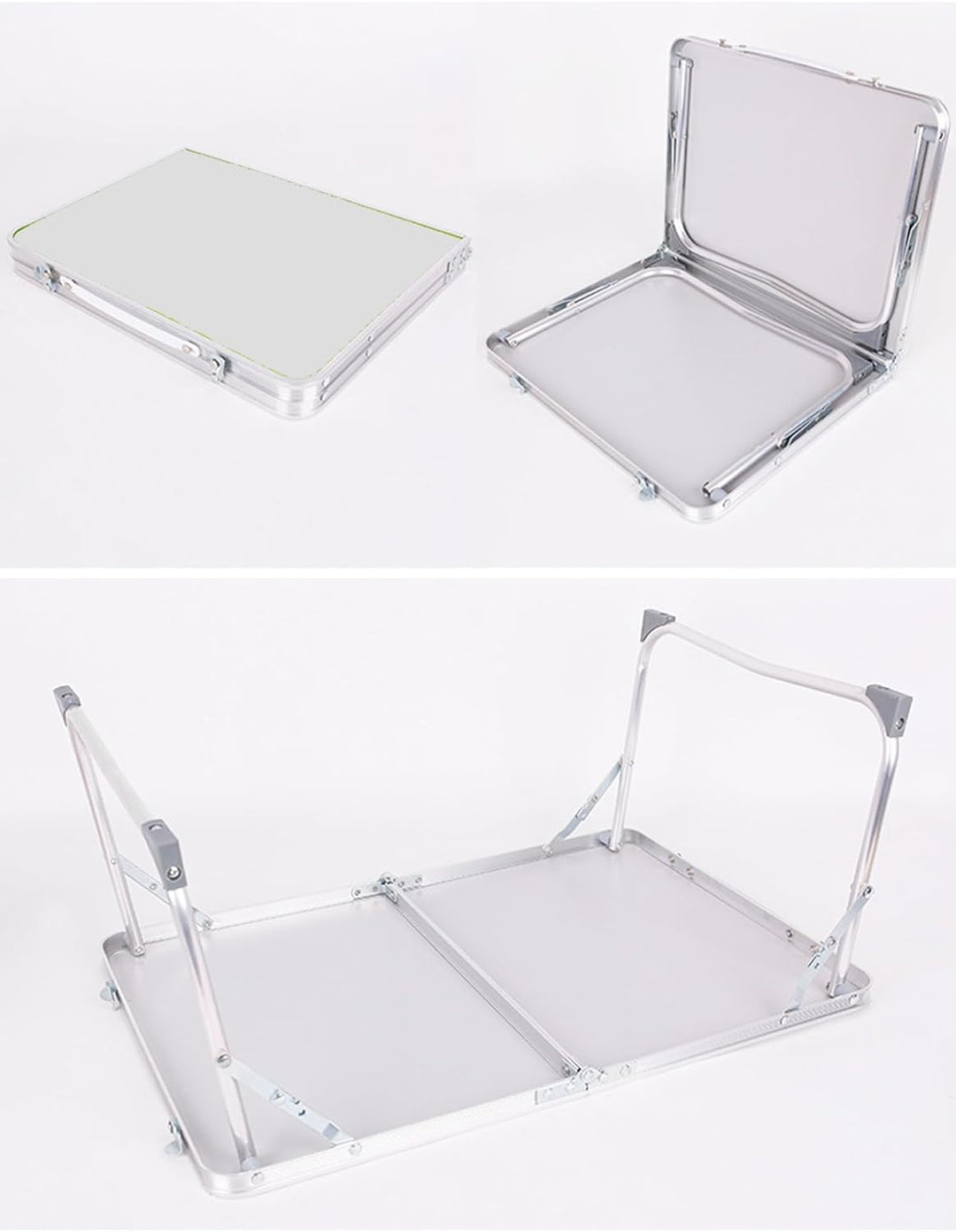 Yiyai Campingtisch Klappbar Faltbar Klapptisch Aluminium - 60 x 40cm Leicht Tisch Camping Tisch Klei