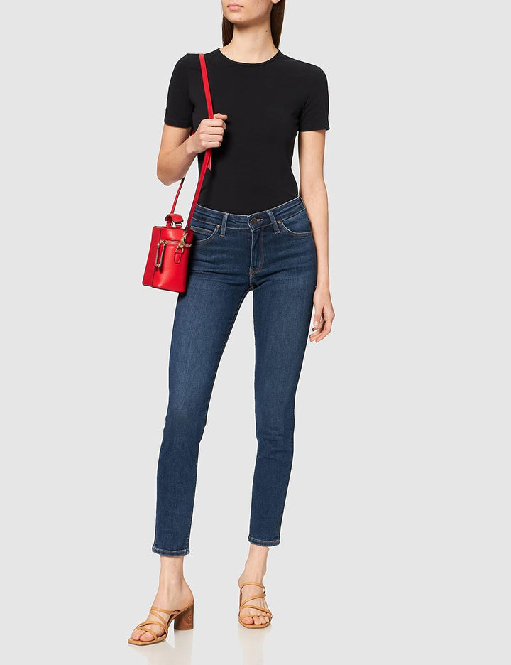 Lee Damen Scarlett Dark Ulrich Pants 24W / 31L Blau (Dark Ulrich Iy), 24W / 33L