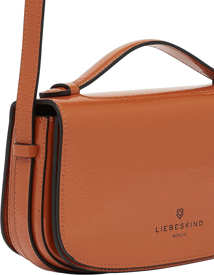 Liebeskind Damen Sadie Naplack Crossbody S Dark Mandarine, Dark Mandarine
