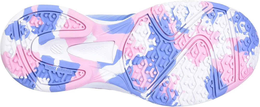 K-Swiss Mädchen Court Express Omni Tennisschuh 31 EU Silver Lake Blue White Orchid Pink, 31 EU Silve