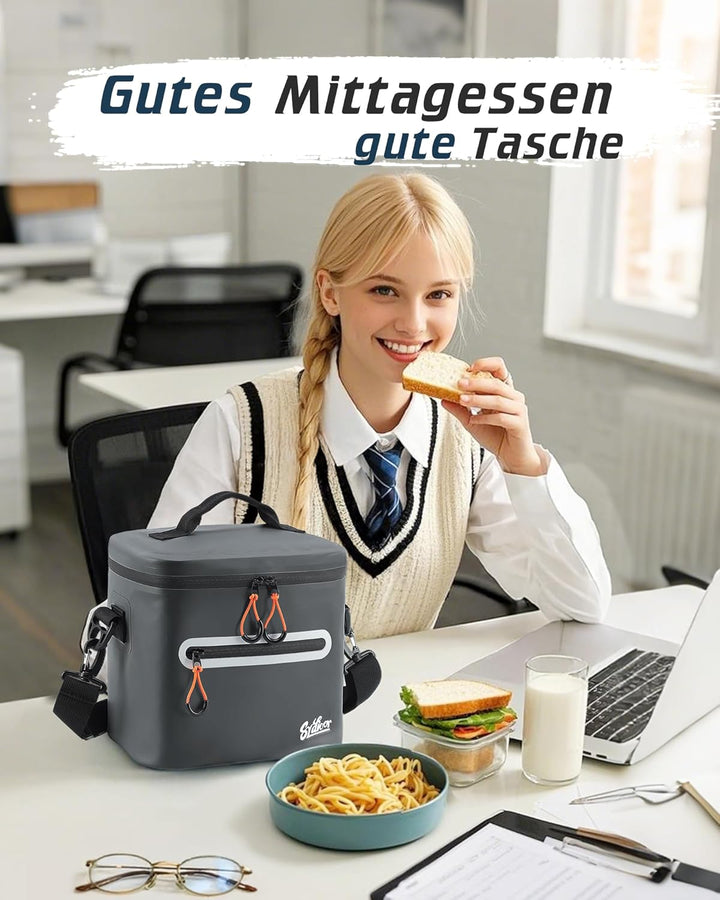 Kühltasche 7/14/24L - Isoliert & Wasserdicht | Tragbare Mini-Kühltasche mit Thermo-Iso-Schicht | Lei