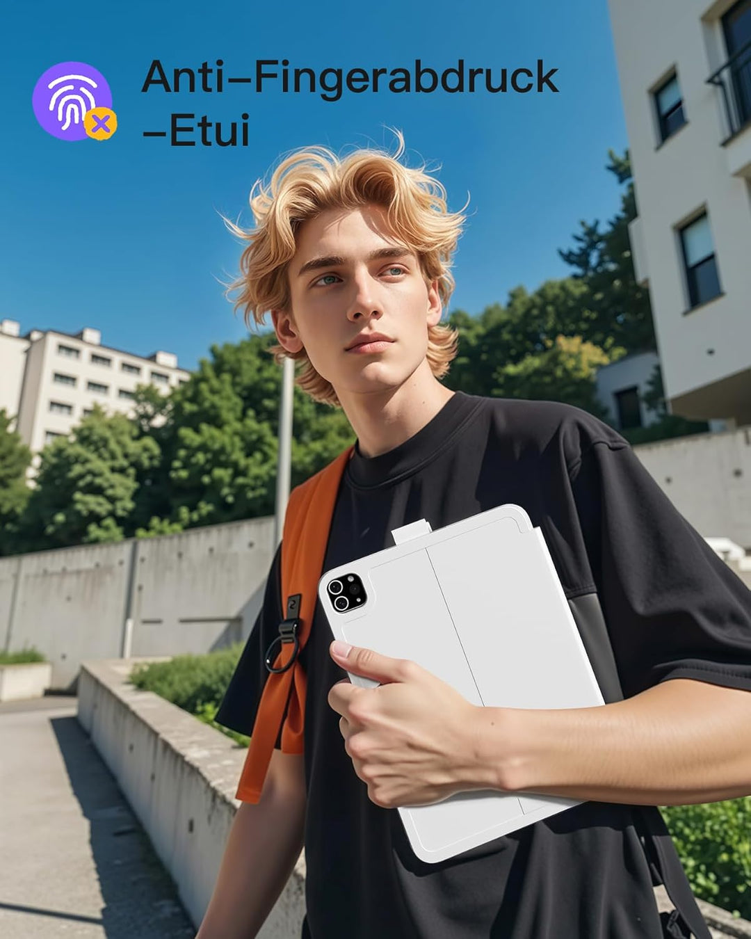Inateck iPad 10 Generation Hülle mit Tastatur, für iPad 11 Gen. A16 2025 11 Zoll, Air 11 Zoll M3/M2