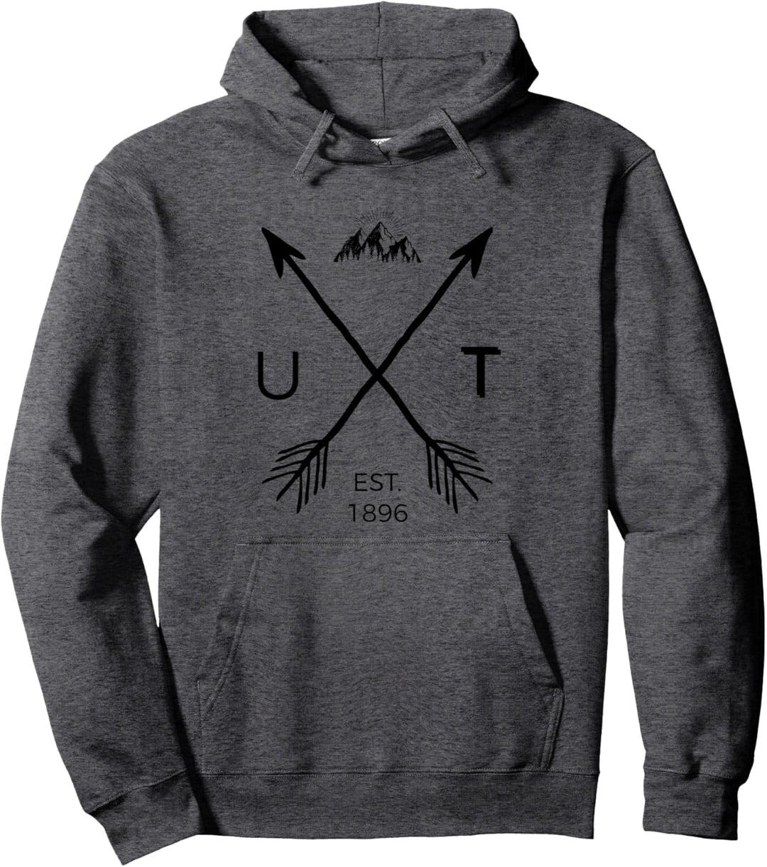 Utah Hoodie für Herren Damen | Cool Utah Mountain Pullover Hoodie
