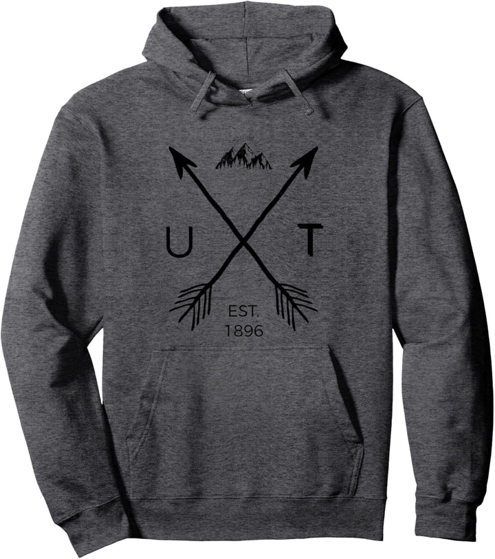 Utah Hoodie für Herren Damen | Cool Utah Mountain Pullover Hoodie