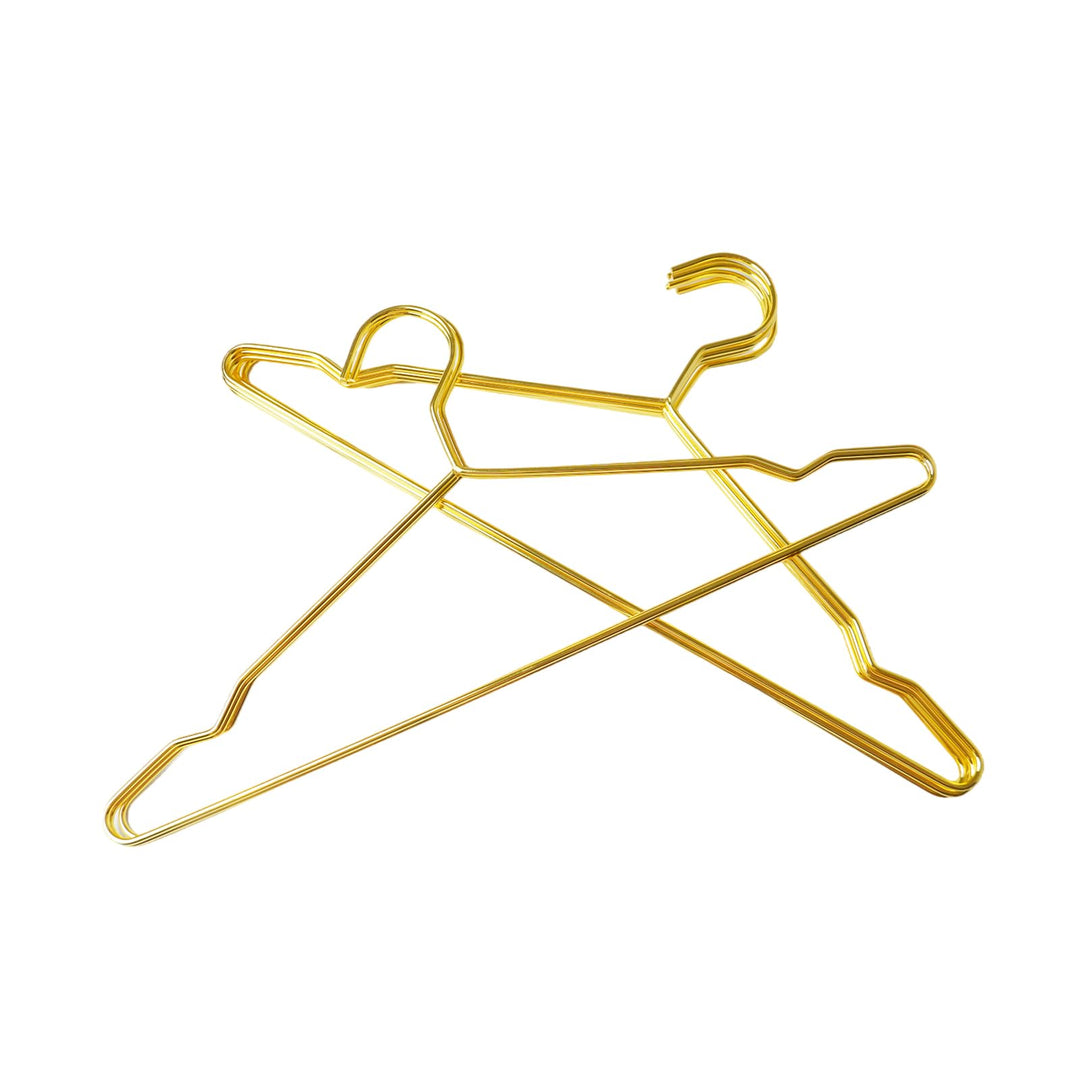 20 Stück Kleiderbügel aus Metall, platzsparend Metall Kleiderstange, für Shirts, Hemden, Kleider, To