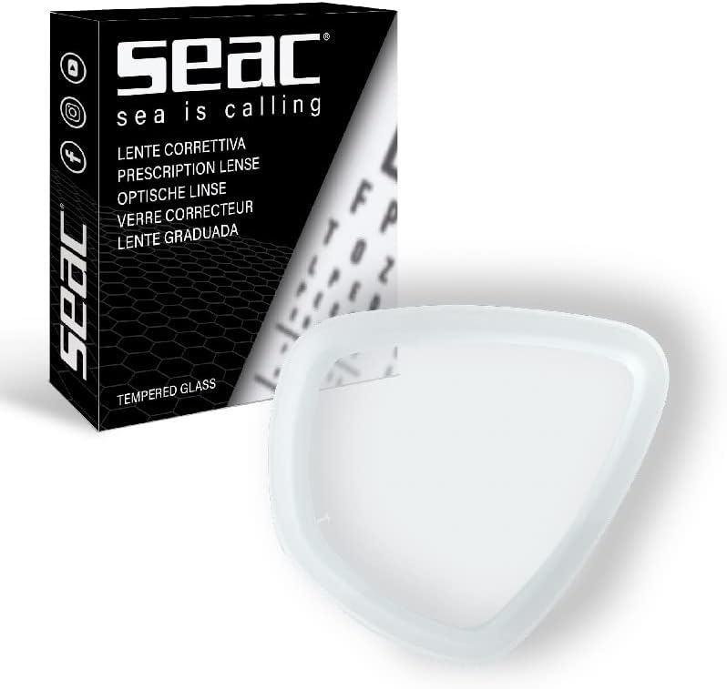 Seac Extreme optische Glaeser, Korrekturlinse für Tauchmaske in beide Richtungen -1,5 D., -1,5 D.