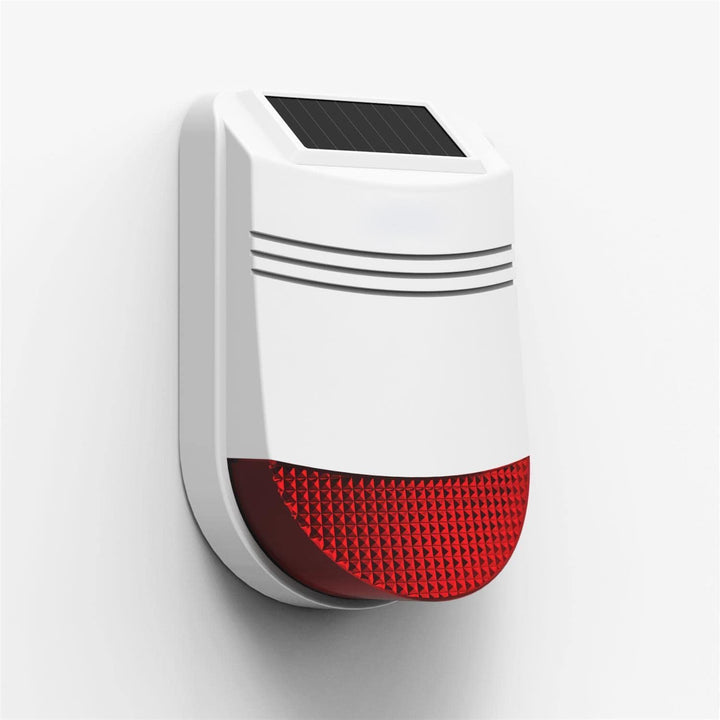 Safe2Home® Solar Funk Aussensirene/Aussenalarm für Funk Alarmanlage Safe2Home Serie SP110 / SP210 /
