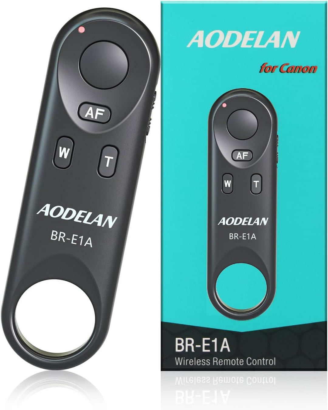 AODELAN Kabellose Fernauslöser BR-E1A Fernbedienung für Canon M50 EOS R5C R3 R RP R5 R6 M6 Mark II 9