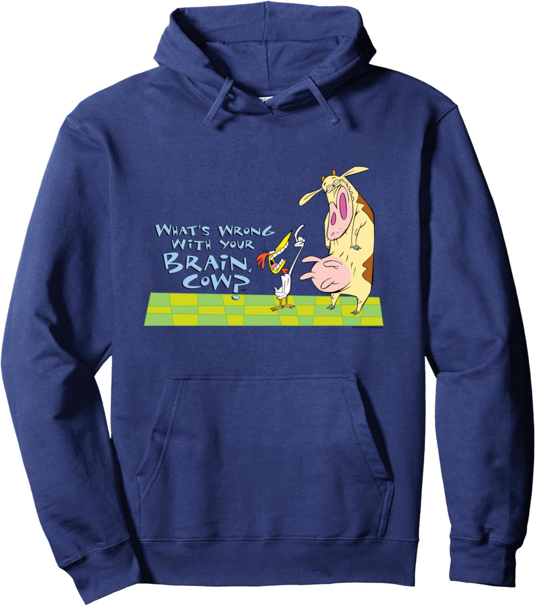 Cow & Chicken What's wrong with your Pullover Hoodie