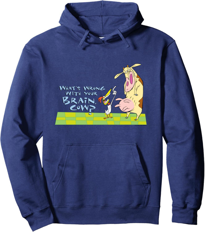 Cow & Chicken What's wrong with your Pullover Hoodie