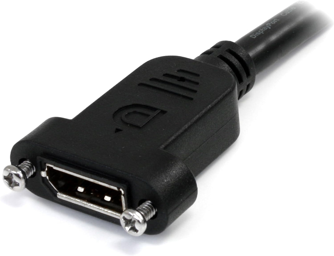 StarTech.com 1m DisplayPort Kabel für Panelmontage - 4K x 2K - DisplayPort 1.2 Verlängerungskabel St