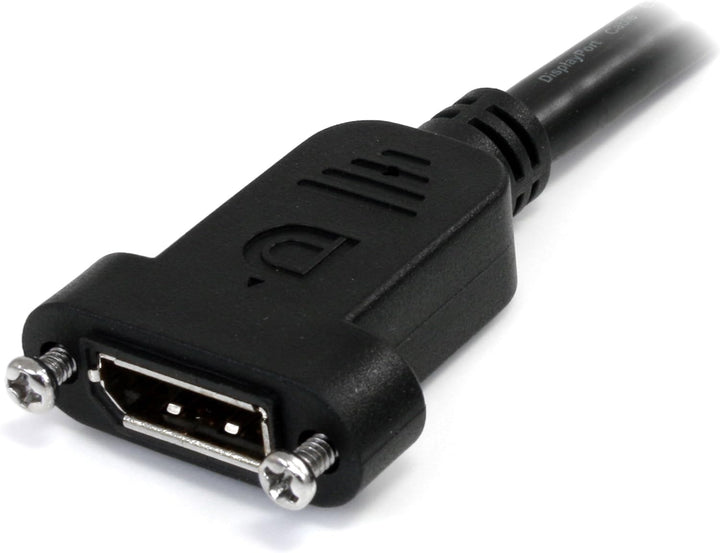 StarTech.com 1m DisplayPort Kabel für Panelmontage - 4K x 2K - DisplayPort 1.2 Verlängerungskabel St