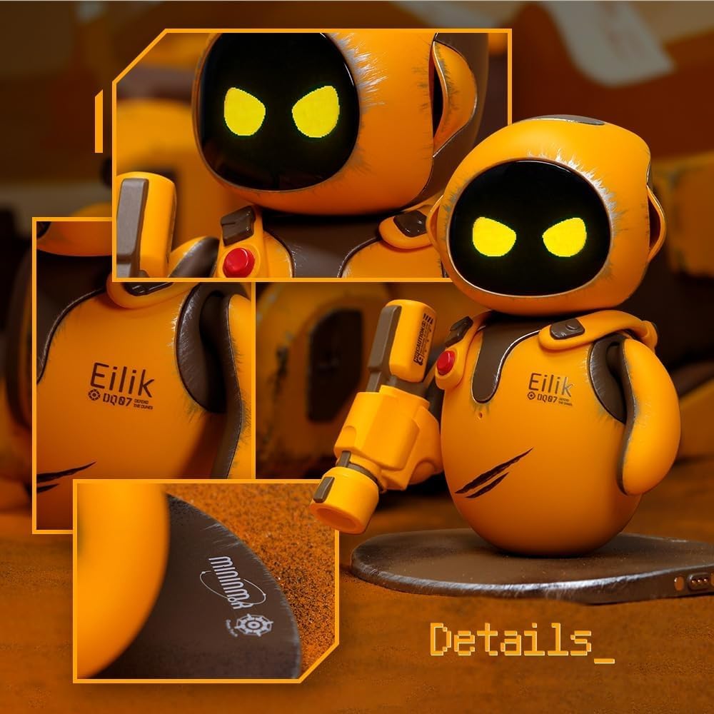 Eilik DQ – Desktop-Roboter, neuer Abenteuer-Charakter mit ausdrucksstarken Animationen, Berührungsre