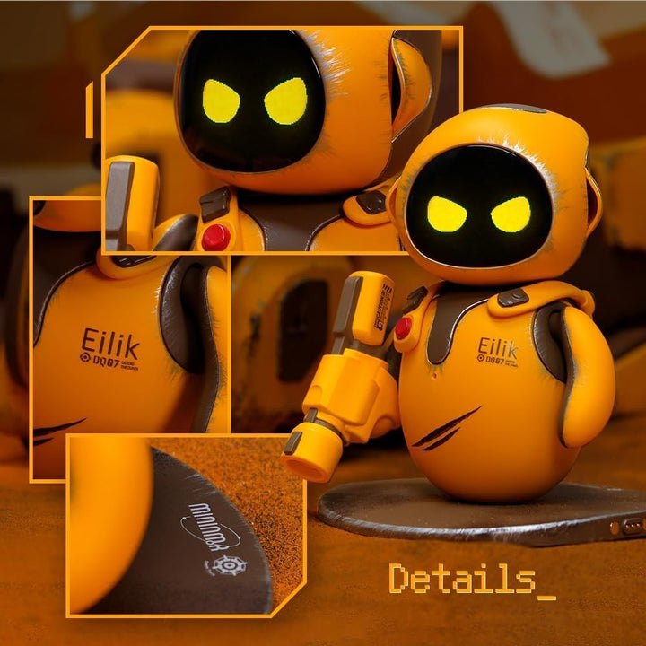 Eilik DQ – Desktop-Roboter, neuer Abenteuer-Charakter mit ausdrucksstarken Animationen, Berührungsre