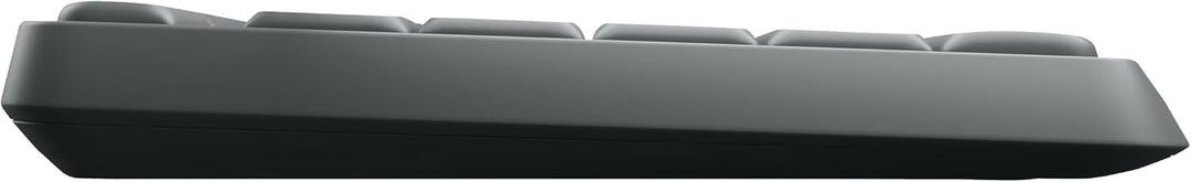 Logitech MK235 Kabelloses Set mit Tastatur und Maus für Windows, US QWERTY-Layout - Grau