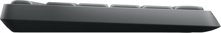 Logitech MK235 Kabelloses Set mit Tastatur und Maus für Windows, US QWERTY-Layout - Grau
